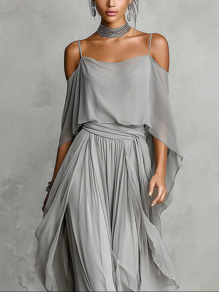 Katarzyna – floaty off-shoulder set