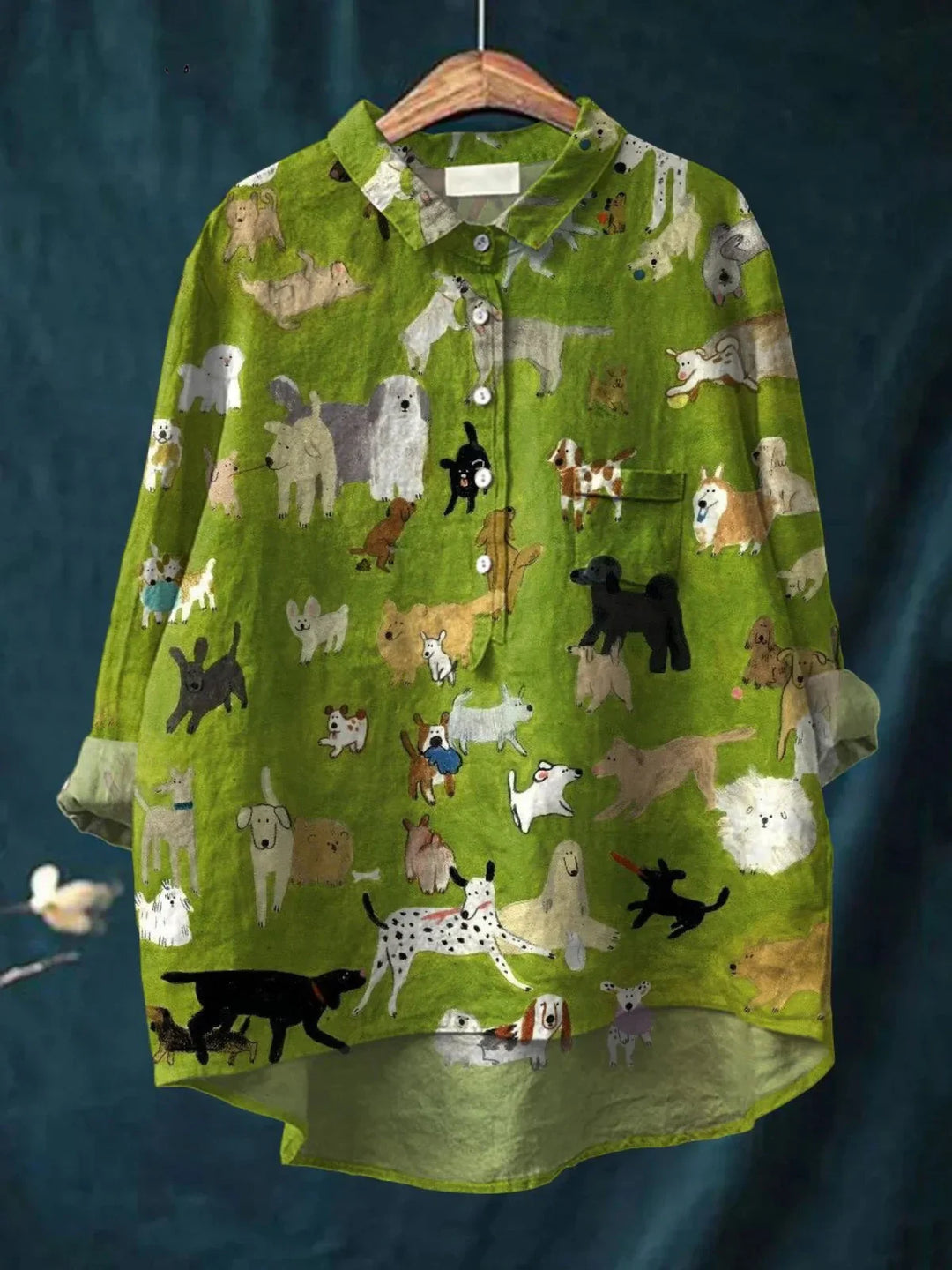 Coralie | Women's Art Print Casual  Shirt