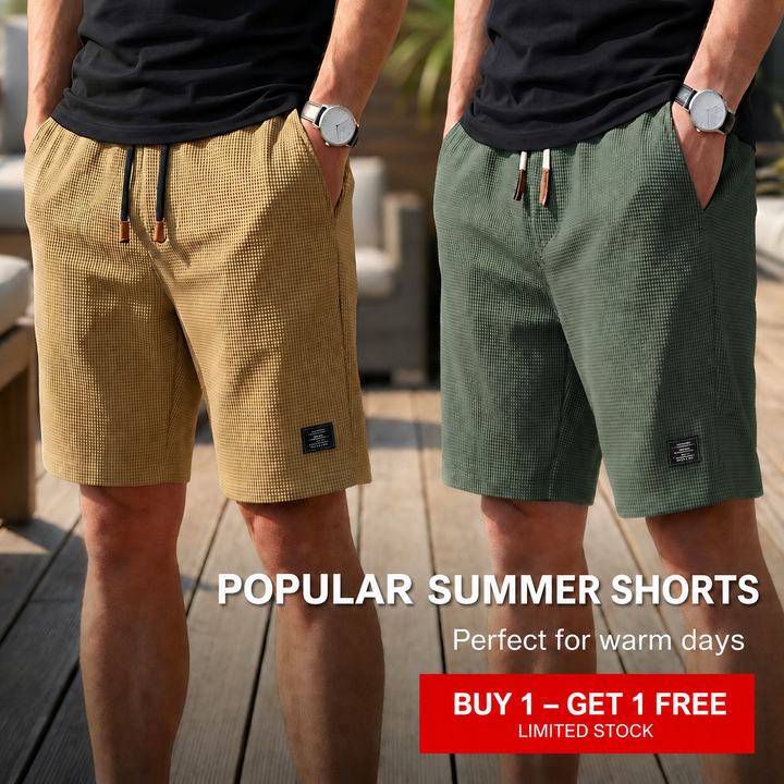 Men's Shorts | Comfortable Summer Shorts with Elastic Waist