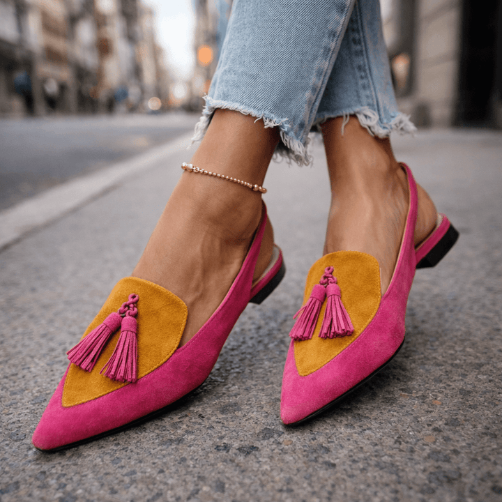 Lorena Strappy Sandals with Tassels
