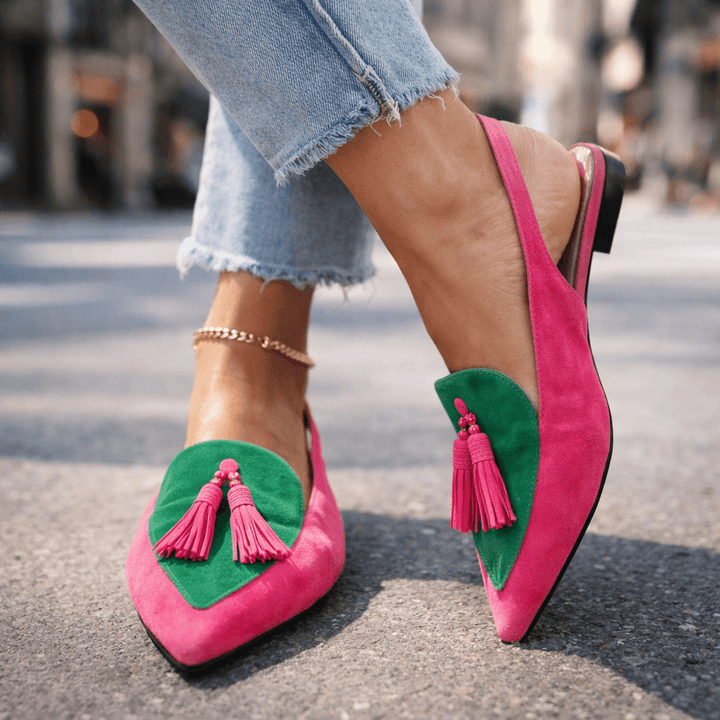 Lorena Strappy Sandals with Tassels