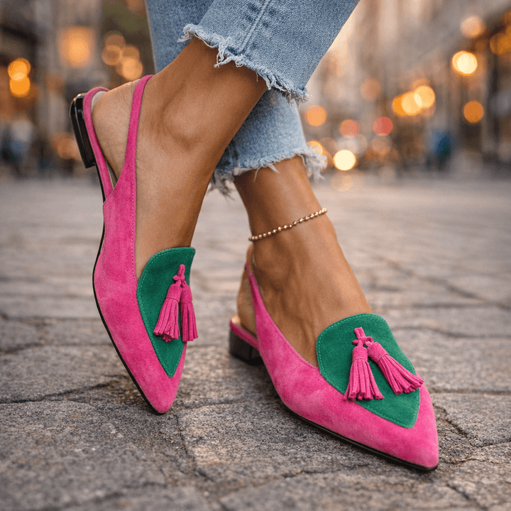 Lorena Strappy Sandals with Tassels