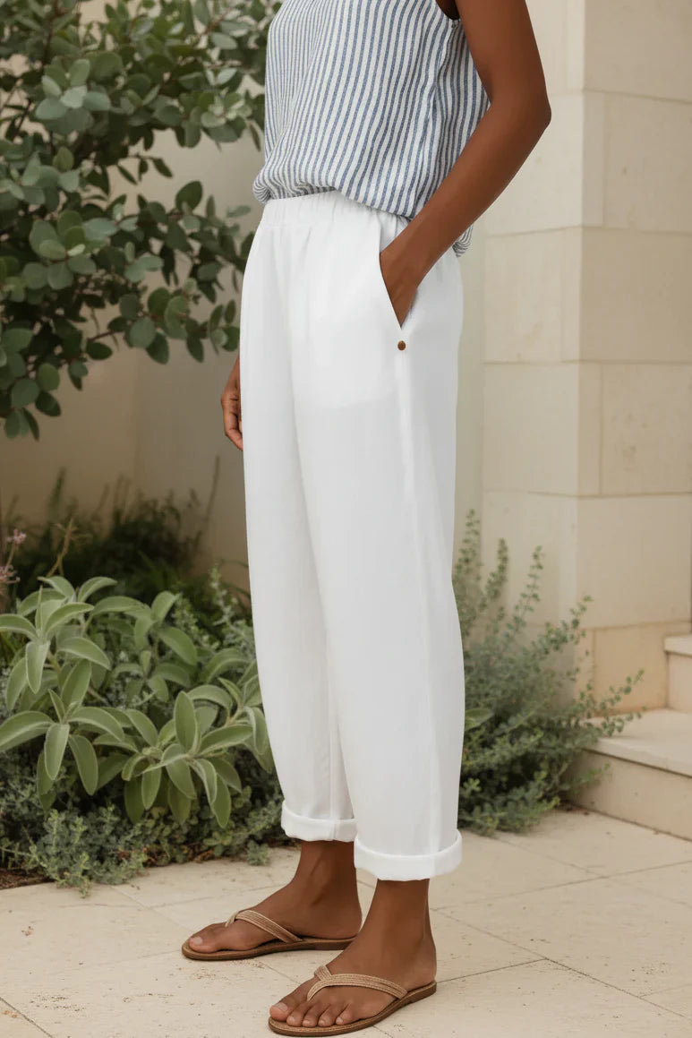 PEGGY - RELAXED CROP PANTS