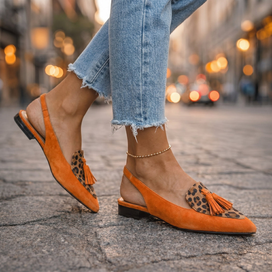 Lorena Strappy Sandals with Tassels