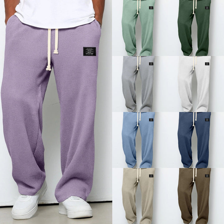 Lorenzo | Wide Trousers with Honeycomb Pattern
