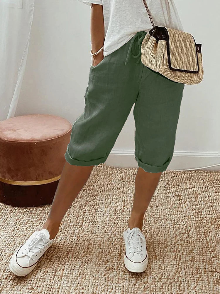 Novaire® | Cotton Linen Women’s Shorts – Buy 1 Get 1 Free