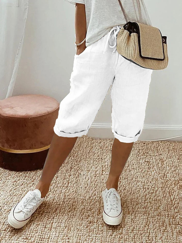 Novaire® | Cotton Linen Women’s Shorts – Buy 1 Get 1 Free