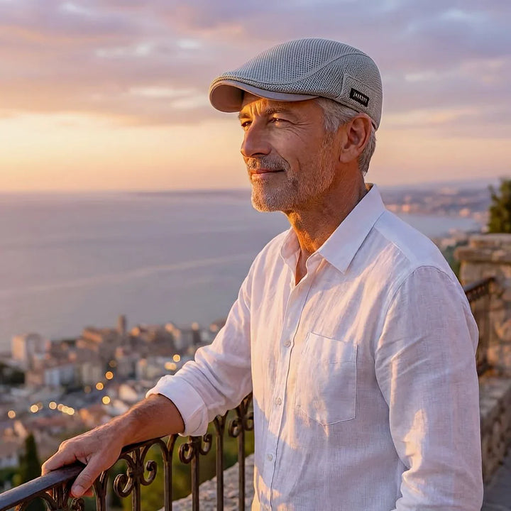 MeshCap | Casual flat cap for men