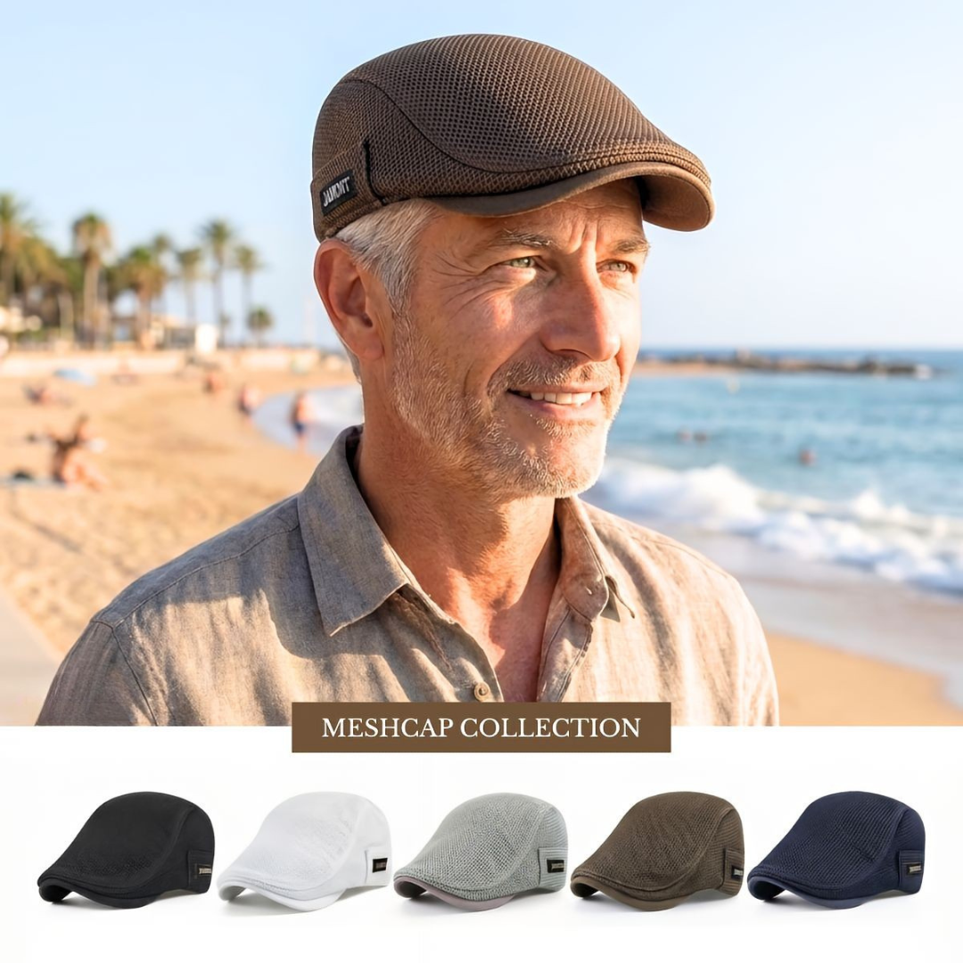 MeshCap | Casual flat cap for men