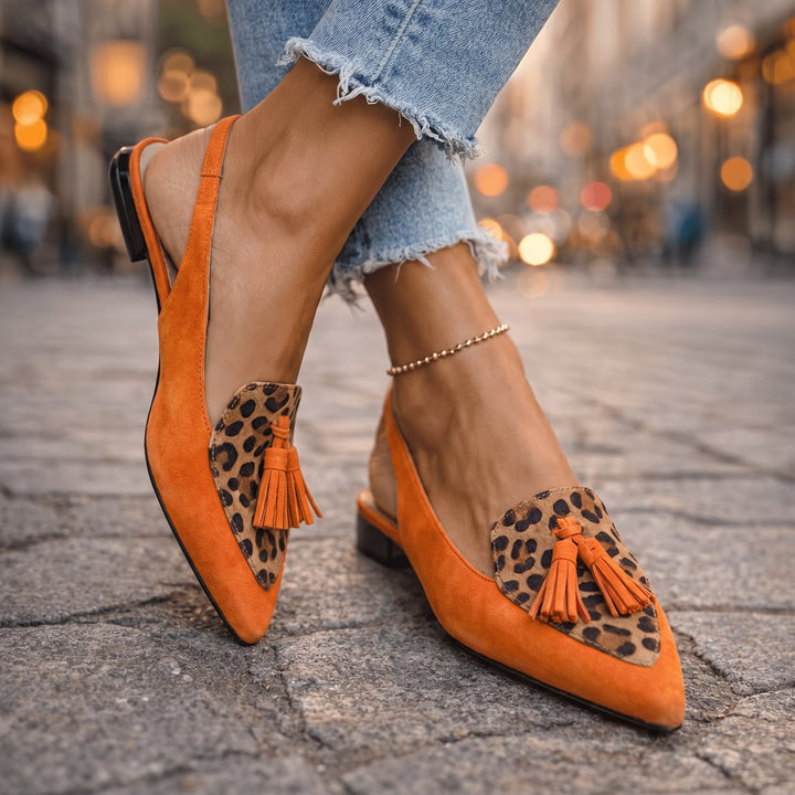 Lorena Strappy Sandals with Tassels