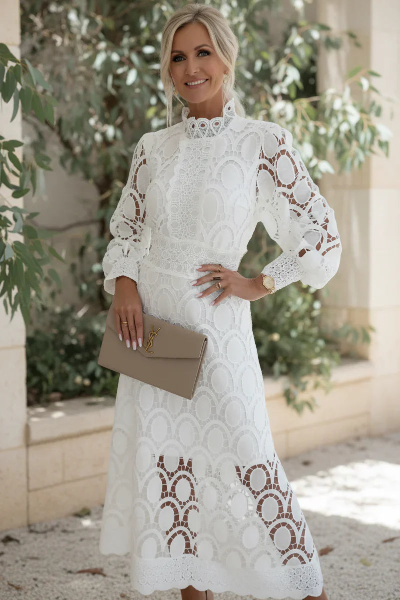VALENTINA – LACE MIDI DRESS