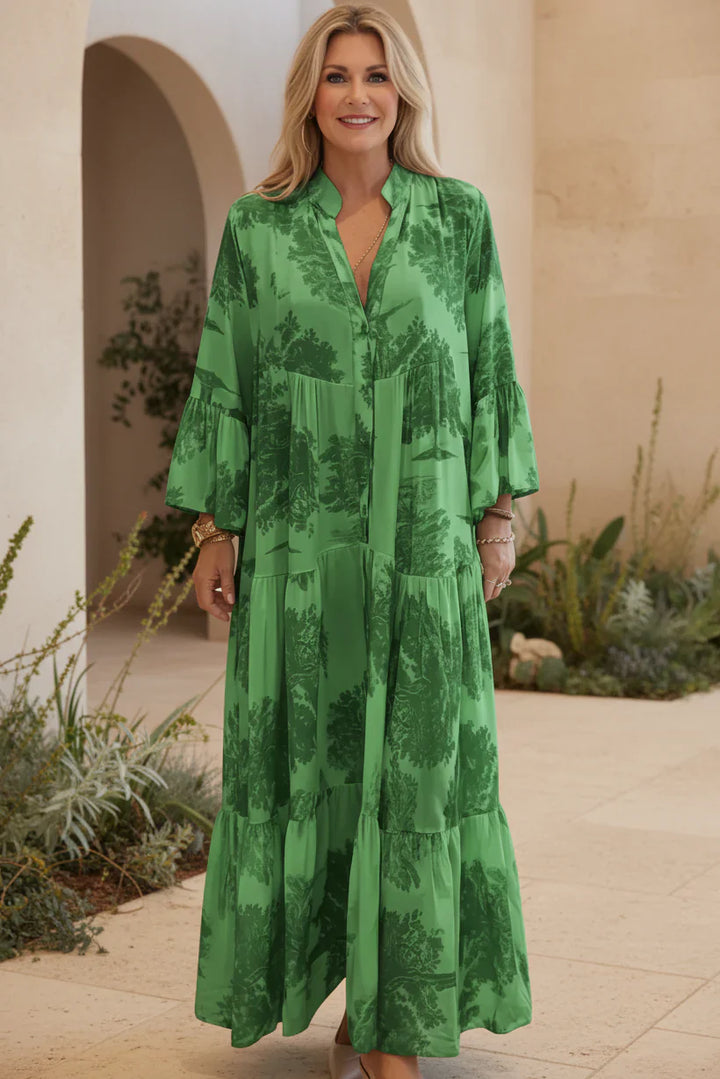 OLIVIA - BOTANICAL MAXI DRESS