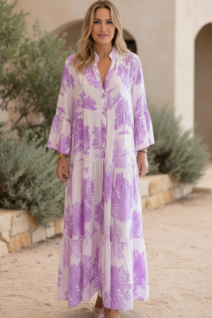OLIVIA - BOTANICAL MAXI DRESS