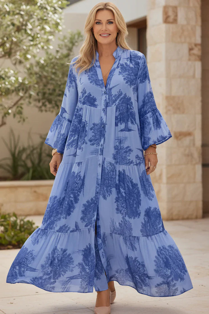 OLIVIA - BOTANICAL MAXI DRESS