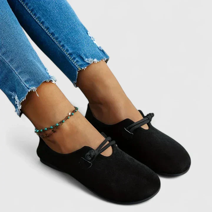 Lynda | Orthopedic Rope-Detail Loafers
