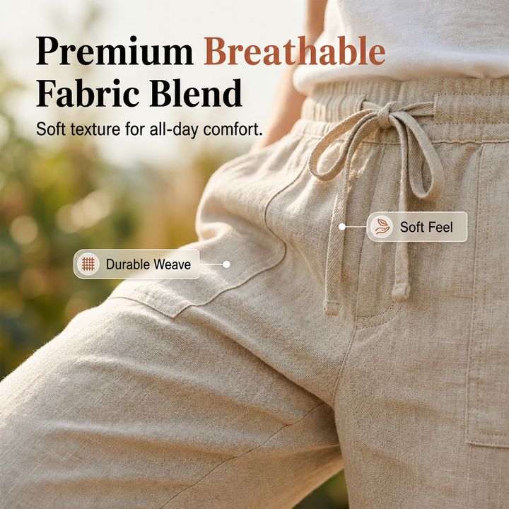 Novaire® | Cotton Linen Women’s Shorts – Buy 1 Get 1 Free