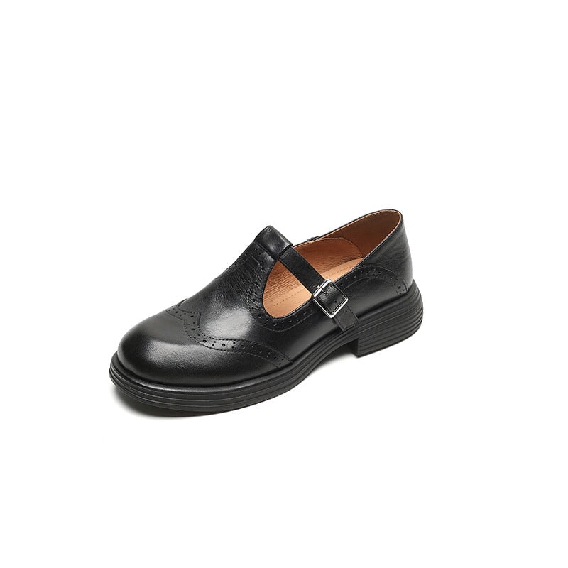 Elvara | Elegant Leather Mary Jane