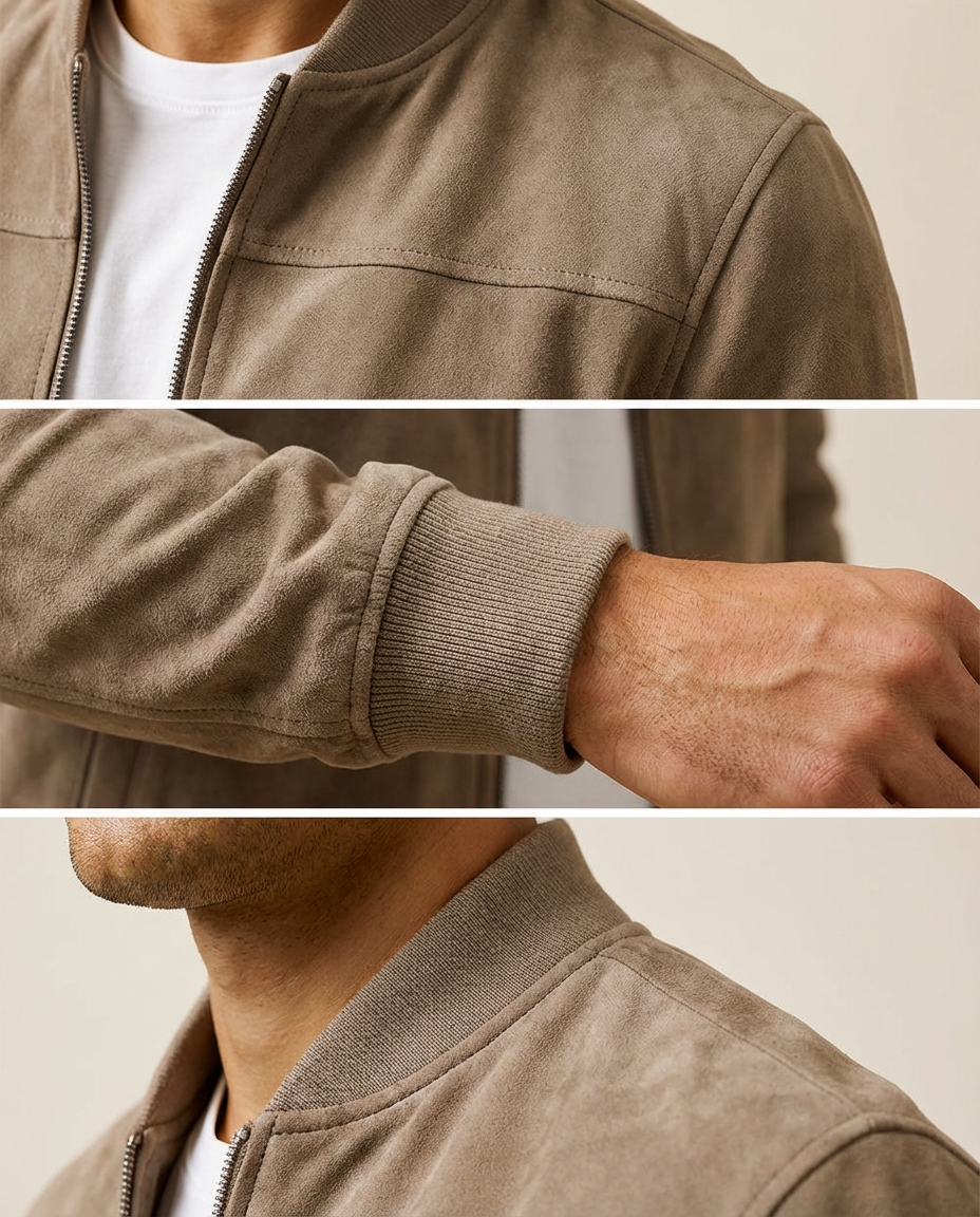 Adrian | Suede Jacket in a Modern Edition
