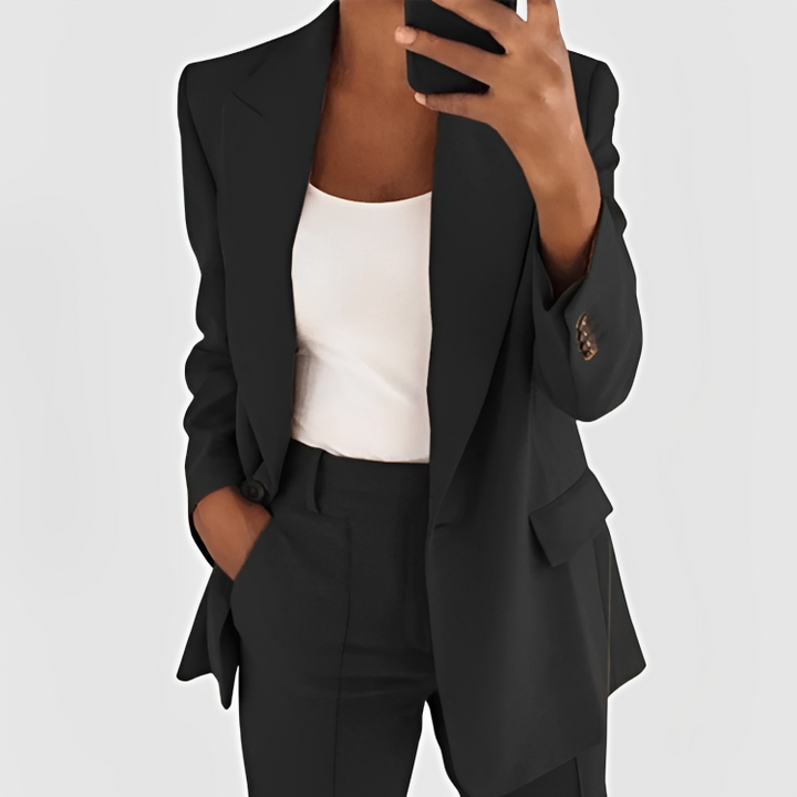 Diane | Elegant Two-Piece Blazer Trouser Suit