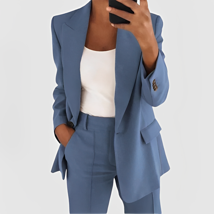 Diane | Elegant Two-Piece Blazer Trouser Suit