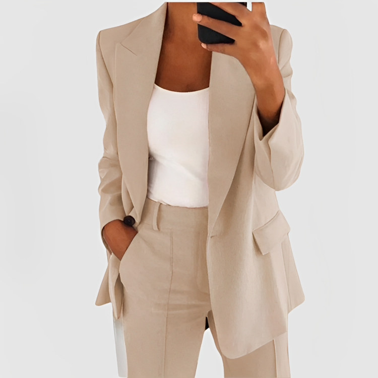 Diane | Elegant Two-Piece Blazer Trouser Suit
