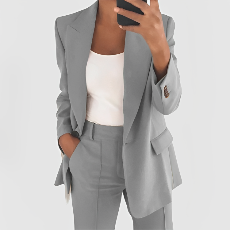 Diane | Elegant Two-Piece Blazer Trouser Suit