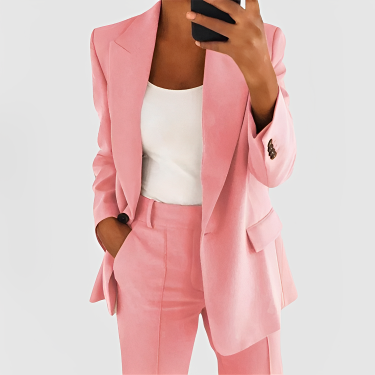 Diane | Elegant Two-Piece Blazer Trouser Suit