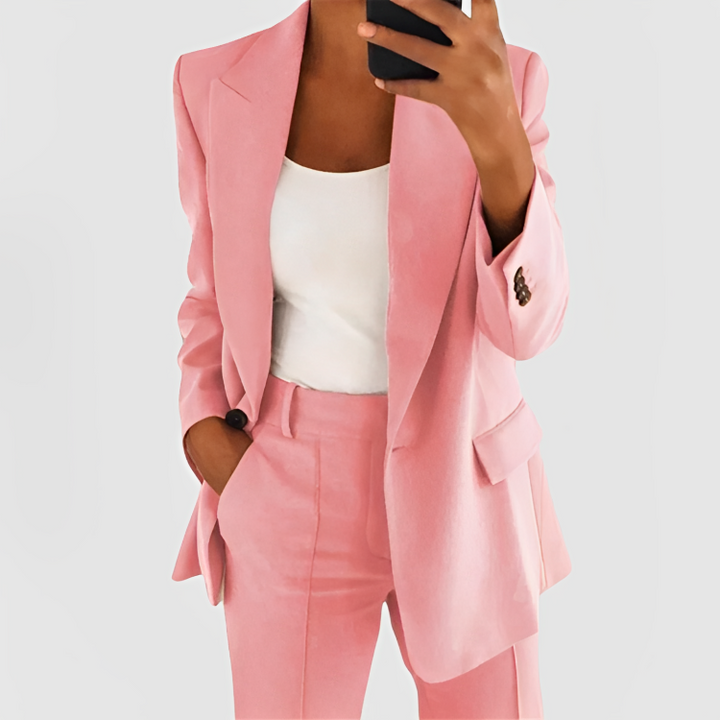 Diane | Elegant Two-Piece Blazer Trouser Suit