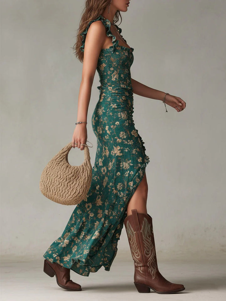 Alice | Boho Retro Maxi Dress