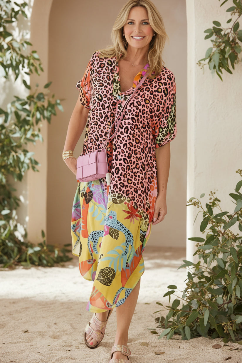 EVA - LEOPARD PRINT DRESS