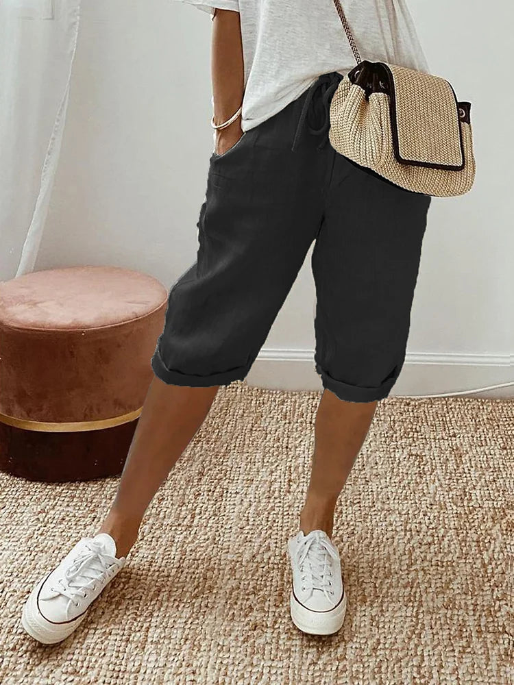 Novaire® | Cotton Linen Women’s Shorts – Buy 1 Get 1 Free