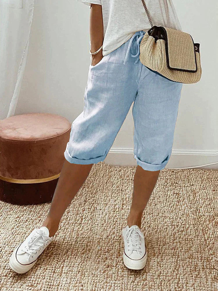 Novaire® | Cotton Linen Women’s Shorts – Buy 1 Get 1 Free