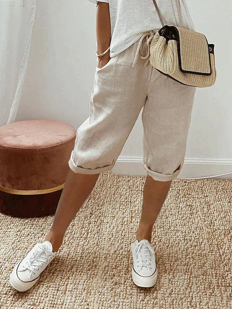 Novaire® | Cotton Linen Women’s Shorts – Buy 1 Get 1 Free