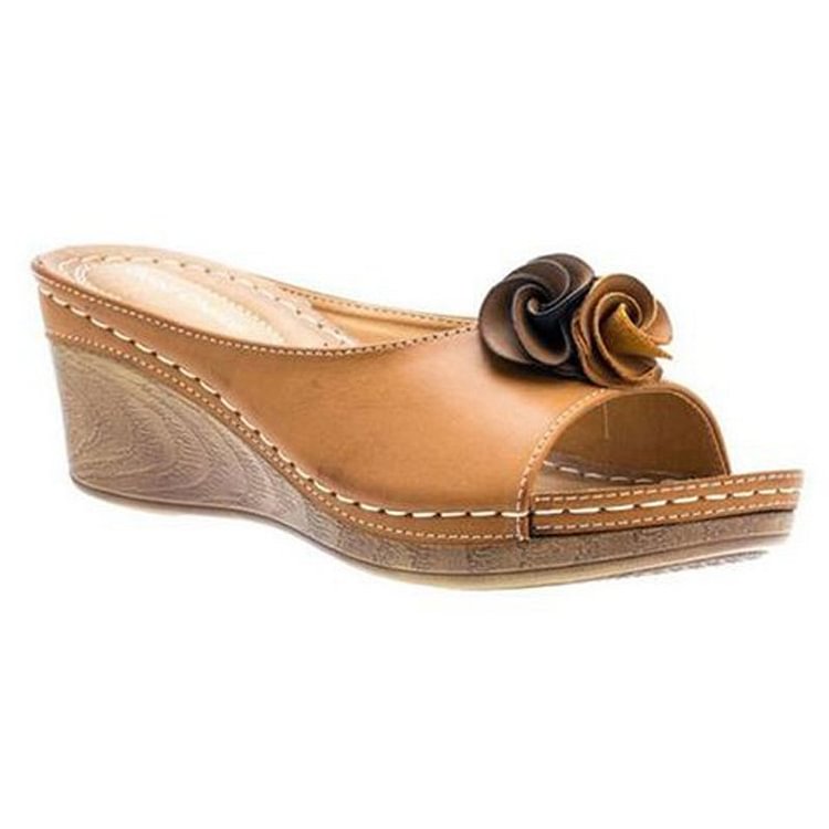 BRONYA - COMFORTABLE LEATHER SANDALS